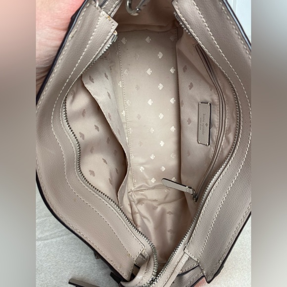 Kate Spade Geraldine Pink and Tan Leather Satchel Bag - Picture 5 of 8